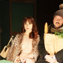 Soap Opera: Ricky Memphis con Chiara Francini in una scena del film