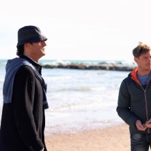 Mio papà: Giorgio Pasotti insieme al regista Giulio Base sul set del film