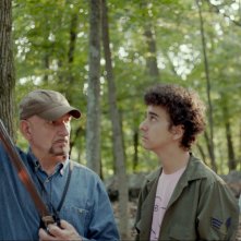 Guida tascabile per la felicità: Kodi Smit-McPhee con Ben Kingsley e Alex Wolff in una scena del film