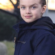 Mio papà: il piccolo Niccolò Calvagna in una foto promozionale