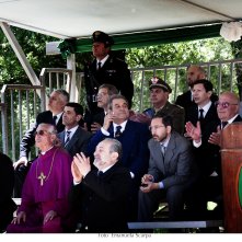 La strada dritta: Ennio Fantastichini in una scena della fiction