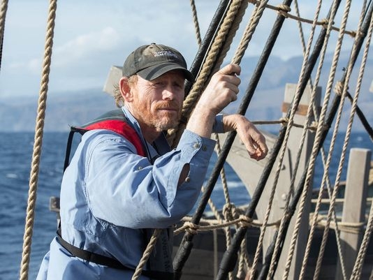 In the heart Of The Sea: il regista Ron Howard aggrappato alle corde delle vele
