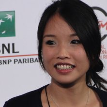 Roma 2014: Trang Le Hong posa al photocall di We are Young. We are Strong