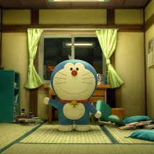Doraemon: il gatto robot in una scena del film d'animazione