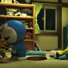 Una scena tratta dal film animato Doraemon