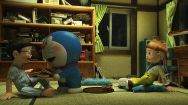 Una scena tratta dal film animato Doraemon