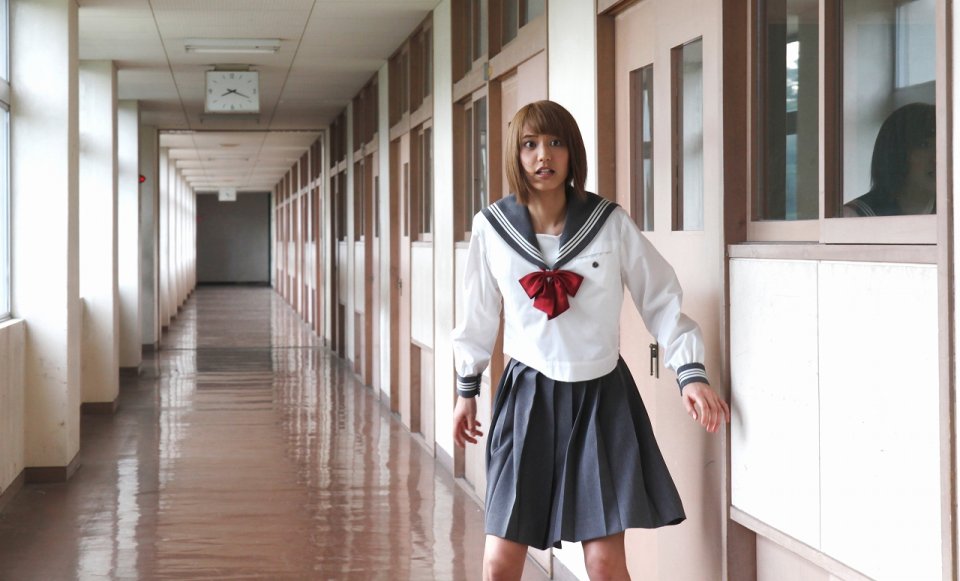 As the Gods Will: Hirona Yamazaki terrorizzata in una scena dell'horror thriller