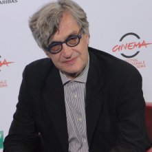 Wim Wenders posa a Roma 2014 per Il sale della terra