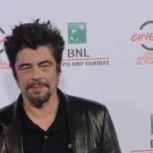 Roma 2014: l'attore Benicio Del Toro al photocall di Escobar: Paradise Lost