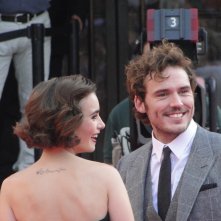 #scrivimiancora: Lily Collins e Sam Claflin sul tappeto rosso di Roma 2014