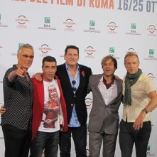 Festival di Roma '14 - gli Spandau Ballet con la regista George Hencken per presentare il loro film