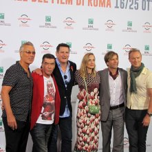 Festival di Roma 2014 - gli Spandau Ballet con la regista George Hencken per presentare il loro doc.