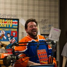 Tusk: Justin Long con Kevin Smith sul set