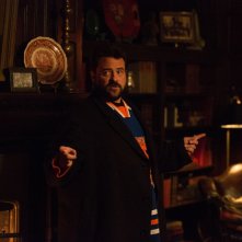 Tusk: il regista Kevin Smith in un'immagine dal set