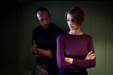 Tre tocchi: Vincenzo De Michele con Francesca Inaudi in una scena del film di Marco Risi