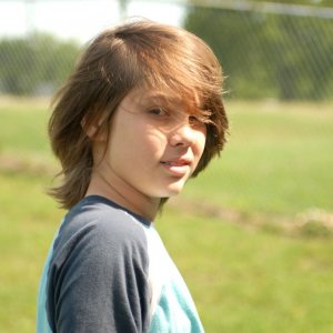 Boyhood: Ellar Coltrane in una scena del film di Richard Linklater