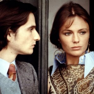 Effetto notte: Leaud e la Bisset in una scena