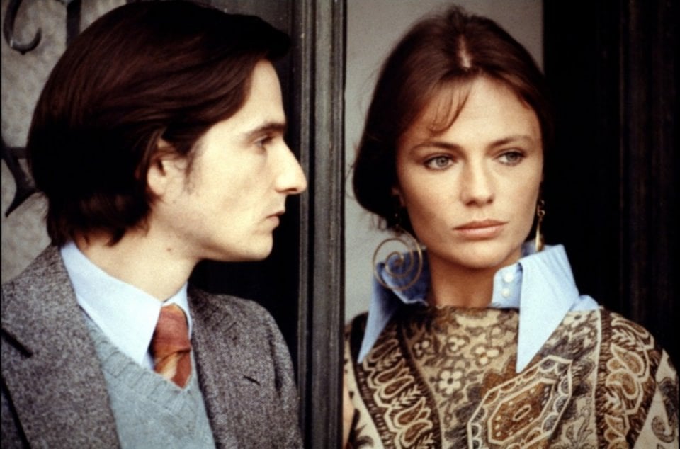 Effetto notte: Leaud e la Bisset in una scena