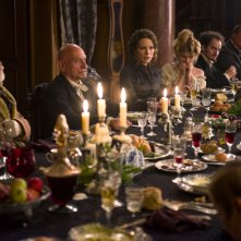 Stonehearst Asylum: Kate Beckinsale con Ben Kingsley e Sophie Kennedy Clark in una scena del film