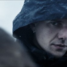 Domenico Diele in una scena de La foresta di ghiaccio