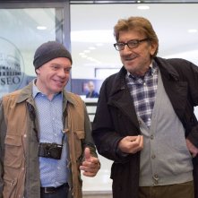 Una pallottola nel cuore: Gigi Proietti con Marco Marzocca in un'immagine della fiction