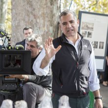 Una pallottola nel cuore: il regista della fiction Luca Manfredi in una foto dal set