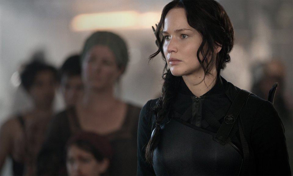 Hunger Games: Il Canto della Rivolta - Parte 1: Jennifer Lawrence è Katniss Everdeen in una scena del film
