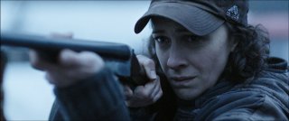 Ksenia Rappoport in una scena de La foresta di ghiaccio
