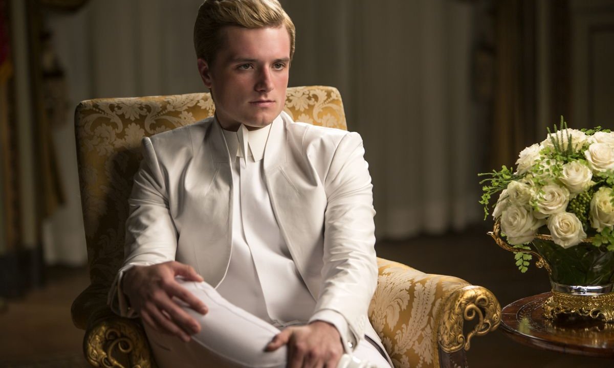 Josh Hutcherson in una scena di Hunger Games - Il canto della rivolta