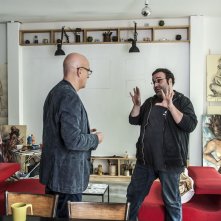 Confusi e felici: Claudio Bisio con Massimiliano Bruno e Anna Foglietta sul set