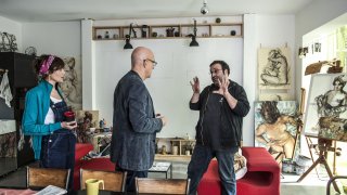 Confusi e felici: Claudio Bisio con Massimiliano Bruno e Anna Foglietta sul set