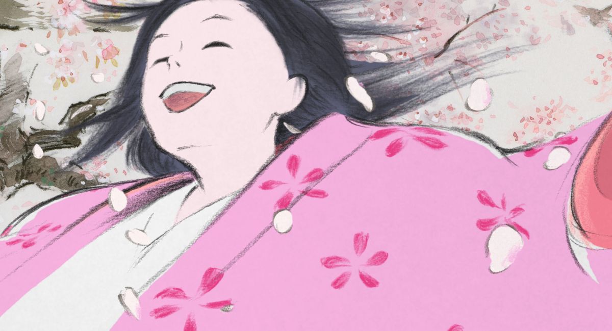 Una scena de La storia della Principessa Splendente