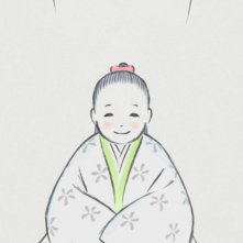 Una scena tratta dal film d'animazione 'La Storia della Principessa Splendente'