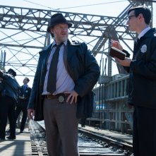 Gotham: gli attori Donal Logue e Cory Michael Smith in Spirit Of The Goat