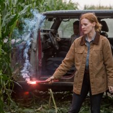 Interstellar: Jessica Chastain in una scena