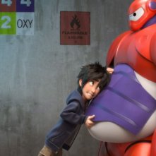 Big Hero 6: Hiro e Baymax in una tenera scena del film d'animazione