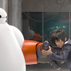 Un'immagine del film animato 'Big Hero 6'
