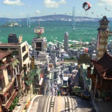 Una scena tratta dal film Disney-Pixar 'Big Hero 6'