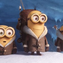 Minions: Kevin, Stuart e Bob in una delle prime immagini del film animato