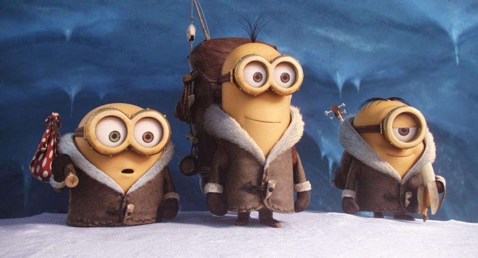 Minions: Kevin, Stuart e Bob in una delle prime immagini del film animato