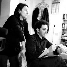 Una foto dal set del film La palestra, di Francesco Calandra