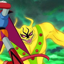 Una scena tratta dall'evento cinematografico d'animazione 'Le notti dei Super Robot'