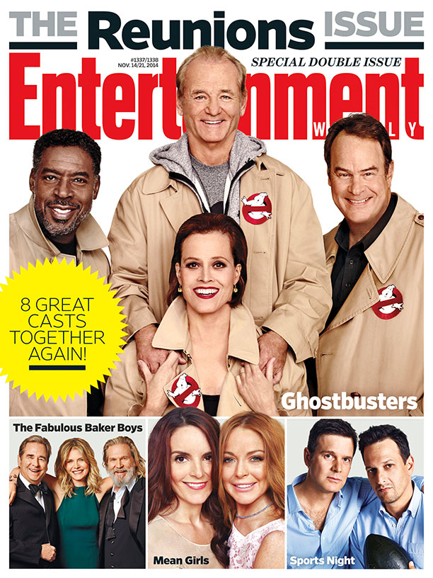 Ghostbusters - la reunion su Entertainment Weekly