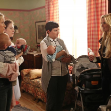 C'era una volta: Jessy Schram, Sarah Bolger, Ginnifer Goodwin e Jennifer Morrison nella puntata The Snow Queen