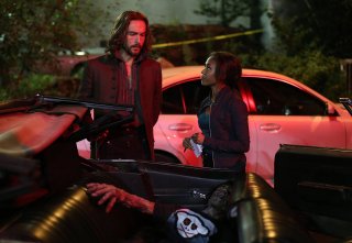 Sleepy Hollow: Tom Mison e Nicole Beharie in una scena dell'episodio Heartless
