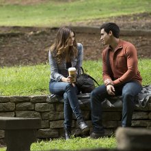 The Vampire Diaries: Nina Dobrev e Marco James in una scena dell'episodio intitolato Do You Remember the First Time?
