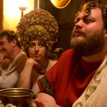 Ogni maledetto Natale: Caterina Guzzanti con Stefano Fresi in un momento della commedia