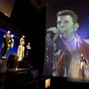 David Bowie Is: un'immagine dalla mostra blockbuster sulla star della musica allestita al Victoria and Albert Museum di Londra