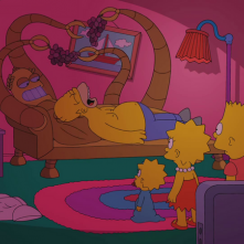Simpsorama: un momento tratto dall'episodio crossover tra I Simpson e Futurama