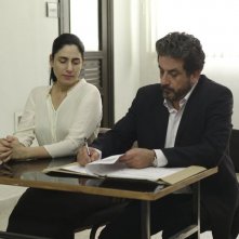 Viviane: Ronit Elkabetz con Menashe Noy in una scena
